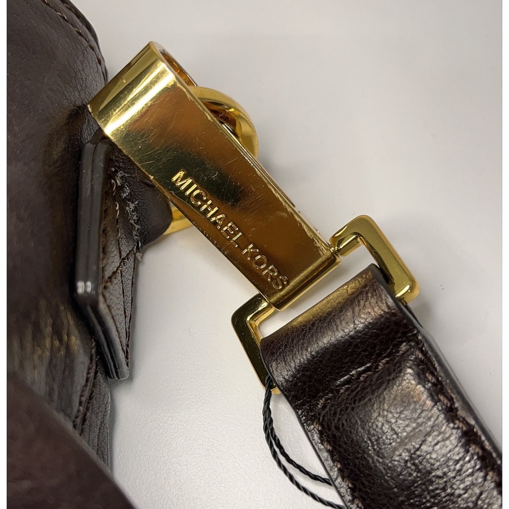 Pre-Loved Stunning Designer Michael Kors Collection Leather Satchel Purse Bag - Picture 8 of 9